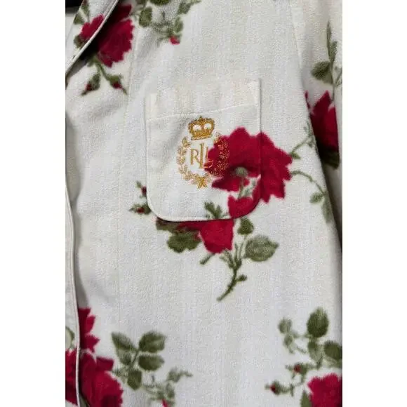 Lauren Ralph Lauren Women’s Vintage Floral Sleep Wear Set / Size-Large - Picture 6 of 16